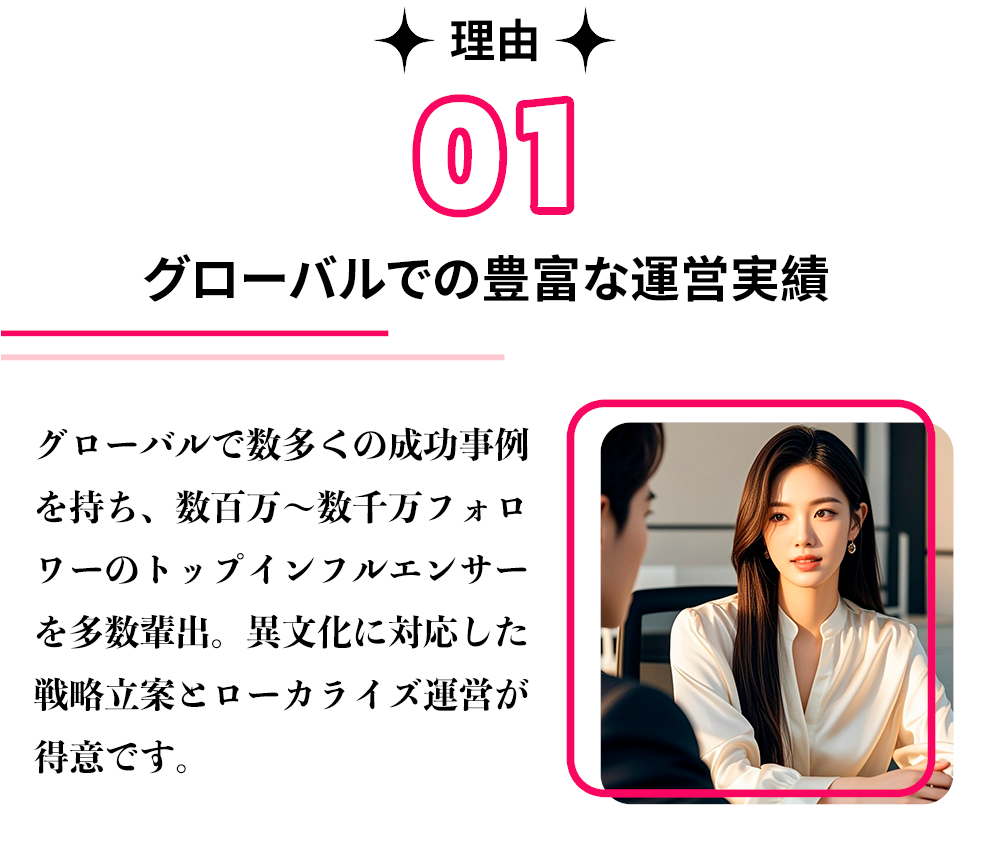 理由１ 専属マネージャー制度